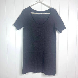 Theory Shift Knit New‎ Steady Jenilee B Dress in Gray SZ M